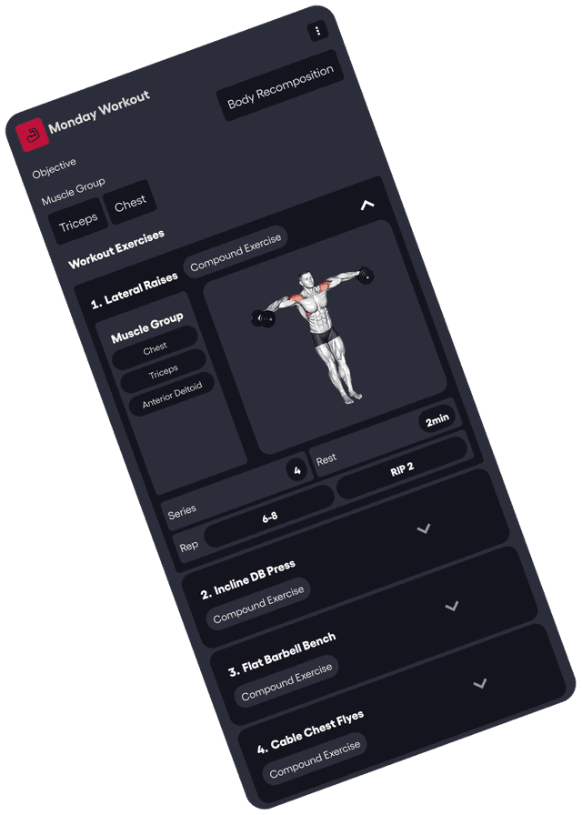 Personalized workout program